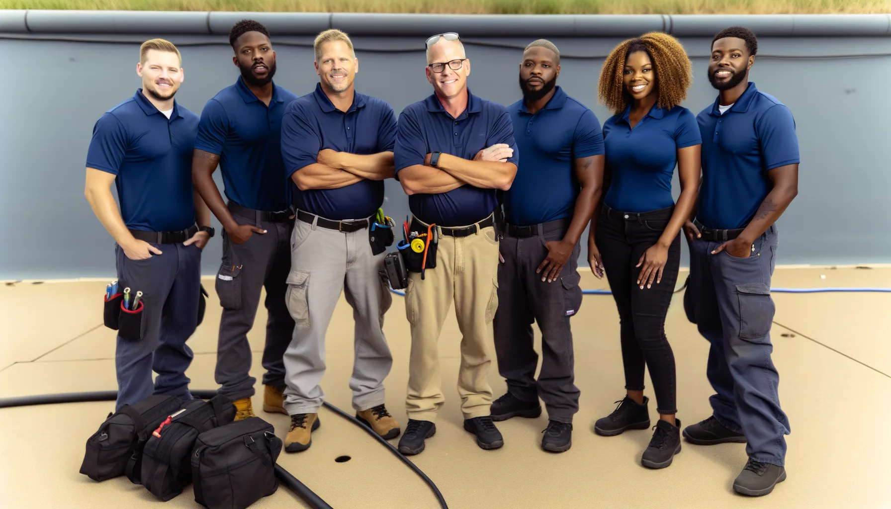 The TechPros AC Repair Team